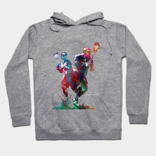 Lacrosse sport art #lacrosse #sport Hoodie